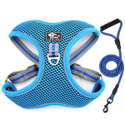 Adjustable Large Dog Harness Reflective & Breathable Chest Strap