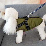Waterproof Winter Dog Coat with Harness – Warm Pet Jacket
