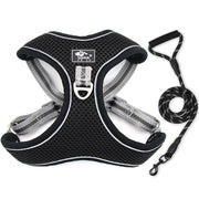 Adjustable Large Dog Harness Reflective & Breathable Chest Strap