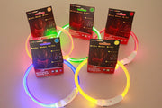 Flashing USB Rechargeable Dog Collar – Safety Light Up Collar