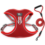 Adjustable Large Dog Harness Reflective & Breathable Chest Strap