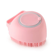 Silicone Dog Massage & Bath Brush – Grooming Tool for Dogs & Cats