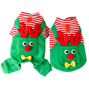 Christmas Pet Dog & Cat Hoodie Xmas Warm Costume