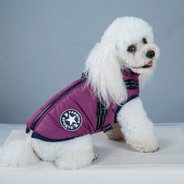 Waterproof Winter Dog Coat with Harness – Warm Pet Jacket