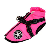 Waterproof Winter Dog Coat with Harness – Warm Pet Jacket