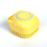 Silicone Dog Massage & Bath Brush – Grooming Tool for Dogs & Cats