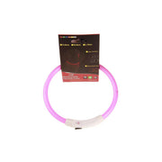 Flashing USB Rechargeable Dog Collar – Safety Light Up Collar