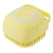 Silicone Dog Massage & Bath Brush – Grooming Tool for Dogs & Cats