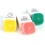 Silicone Dog Massage & Bath Brush – Grooming Tool for Dogs & Cats