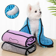 Super Absorbent Pet Towels – Quick-Drying Dog & Cat Bathrobe