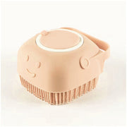 Silicone Dog Massage & Bath Brush – Grooming Tool for Dogs & Cats