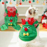 Christmas Pet Dog & Cat Hoodie Xmas Warm Costume