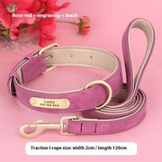 Double-Layer Leather Dog Collar – Durable & Stylish